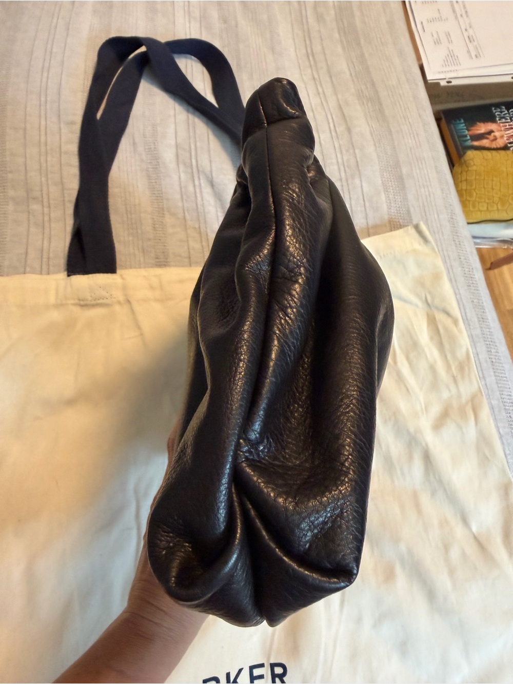 Parker Thatch: Mochi - Heritage “Broken-In” Leather Black EUC - Picture 5 of 13